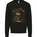 Vintage Gothic Skull King Kids Sweatshirt Jumper Black