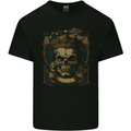 Vintage Gothic Skull King Kids T-Shirt Childrens Black