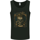 Vintage Gothic Skull King Mens Vest Tank Top Black