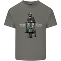 Vintage Scooters Nostalgia Speed Shop Mens Cotton T-Shirt Tee Top Charcoal