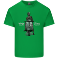 Vintage Scooters Nostalgia Speed Shop Mens Cotton T-Shirt Tee Top Irish Green