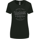 Vintage Year 18th Birthday 2005 Womens Wider Cut T-Shirt Black