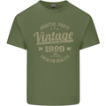 Vintage Year 24th Birthday 1999 Mens Cotton T-Shirt Tee Top Military Green