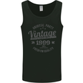 Vintage Year 24th Birthday 1999 Mens Vest Tank Top Black