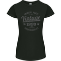 Vintage Year 24th Birthday 1999 Womens Petite Cut T-Shirt Black