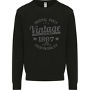 Vintage Year 26th Birthday 1997 Mens Sweatshirt Jumper Black