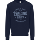 Vintage Year 26th Birthday 1997 Mens Sweatshirt Jumper Navy Blue