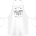 Vintage Year 27th Birthday 1996 Cotton Apron 100% Organic White