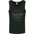 Vintage Year 27th Birthday 1996 Mens Vest Tank Top Black