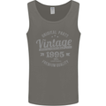 Vintage Year 28th Birthday 1995 Mens Vest Tank Top Charcoal