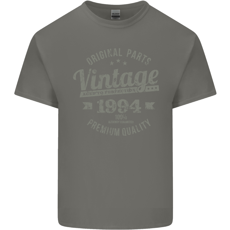 Vintage Year 29th Birthday 1994 Mens Cotton T-Shirt Tee Top Charcoal