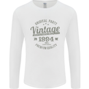 Vintage Year 29th Birthday 1994 Mens Long Sleeve T-Shirt White