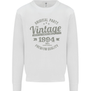 Vintage Year 29th Birthday 1994 Mens Sweatshirt Jumper White