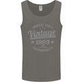 Vintage Year 30th Birthday 1993 Mens Vest Tank Top Charcoal