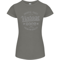 Vintage Year 31st Birthday 1992 Womens Petite Cut T-Shirt Charcoal