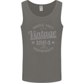 Vintage Year 39th Birthday 1984 Mens Vest Tank Top Charcoal
