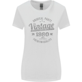 Vintage Year 43rd Birthday 1980 Womens Wider Cut T-Shirt White