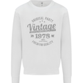 Vintage Year 45th Birthday 1978 Mens Sweatshirt Jumper White