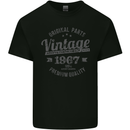 Vintage Year 56th Birthday 1967 Mens Cotton T-Shirt Tee Top Black