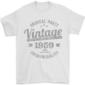 Vintage Year 64th Birthday 1959 Mens T-Shirt 100% Cotton White