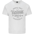 Vintage Year 69th Birthday 1954 Mens Cotton T-Shirt Tee Top White
