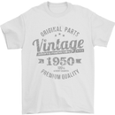 Vintage Year 73rd Birthday 1950 Mens T-Shirt 100% Cotton White
