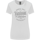 Vintage Year 73rd Birthday 1950 Womens Wider Cut T-Shirt White