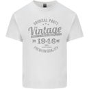 Vintage Year 77th Birthday 1946 Mens Cotton T-Shirt Tee Top White