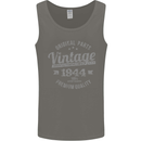 Vintage Year 79th Birthday 1944 Mens Vest Tank Top Charcoal