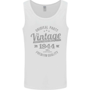 Vintage Year 79th Birthday 1944 Mens Vest Tank Top White