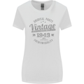 Vintage Year 80th Birthday 1943 Womens Wider Cut T-Shirt White