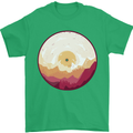 Vinyl Landscape Record Mountains DJ Decks Mens T-Shirt 100% Cotton Irish Green