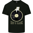 Vinyl Records Keep it Classic DJ Decks Kids T-Shirt Childrens Black