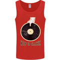 Vinyl Records Keep it Classic DJ Decks Mens Vest Tank Top Red