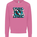 Vinyl Records Lover DJ Decks Turntable Mens Sweatshirt Jumper Azalea