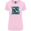 Vinyl Records Lover DJ Decks Turntable Womens Wider Cut T-Shirt Light Pink