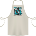 Vinyl Records Lover Decks Turntable DJ Cotton Apron 100% Organic Natural