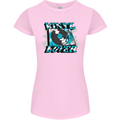 Vinyl Records Lover Decks Turntable DJ Womens Petite Cut T-Shirt Light Pink