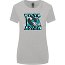 Vinyl Records Lover Decks Turntable DJ Womens Wider Cut T-Shirt Sports Grey