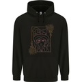 Virgo Steampunk Zodiac Star Sign Astrological Childrens Kids Hoodie Black