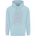 Virgo Steampunk Zodiac Star Sign Astrological Childrens Kids Hoodie Light Blue