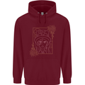 Virgo Steampunk Zodiac Star Sign Astrological Childrens Kids Hoodie Maroon