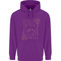 Virgo Steampunk Zodiac Star Sign Astrological Childrens Kids Hoodie Purple