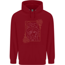 Virgo Steampunk Zodiac Star Sign Astrological Childrens Kids Hoodie Red