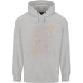 Virgo Steampunk Zodiac Star Sign Astrological Childrens Kids Hoodie Sports Grey