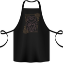 Virgo Steampunk Zodiac Star Sign Astrological Cotton Apron 100% Organic Black