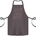 Virgo Steampunk Zodiac Star Sign Astrological Cotton Apron 100% Organic Dark Grey