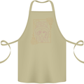 Virgo Steampunk Zodiac Star Sign Astrological Cotton Apron 100% Organic Khaki