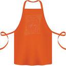 Virgo Steampunk Zodiac Star Sign Astrological Cotton Apron 100% Organic Orange