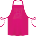 Virgo Steampunk Zodiac Star Sign Astrological Cotton Apron 100% Organic Pink